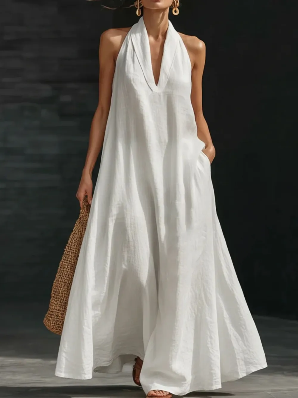 Pocketed Maxi Dress