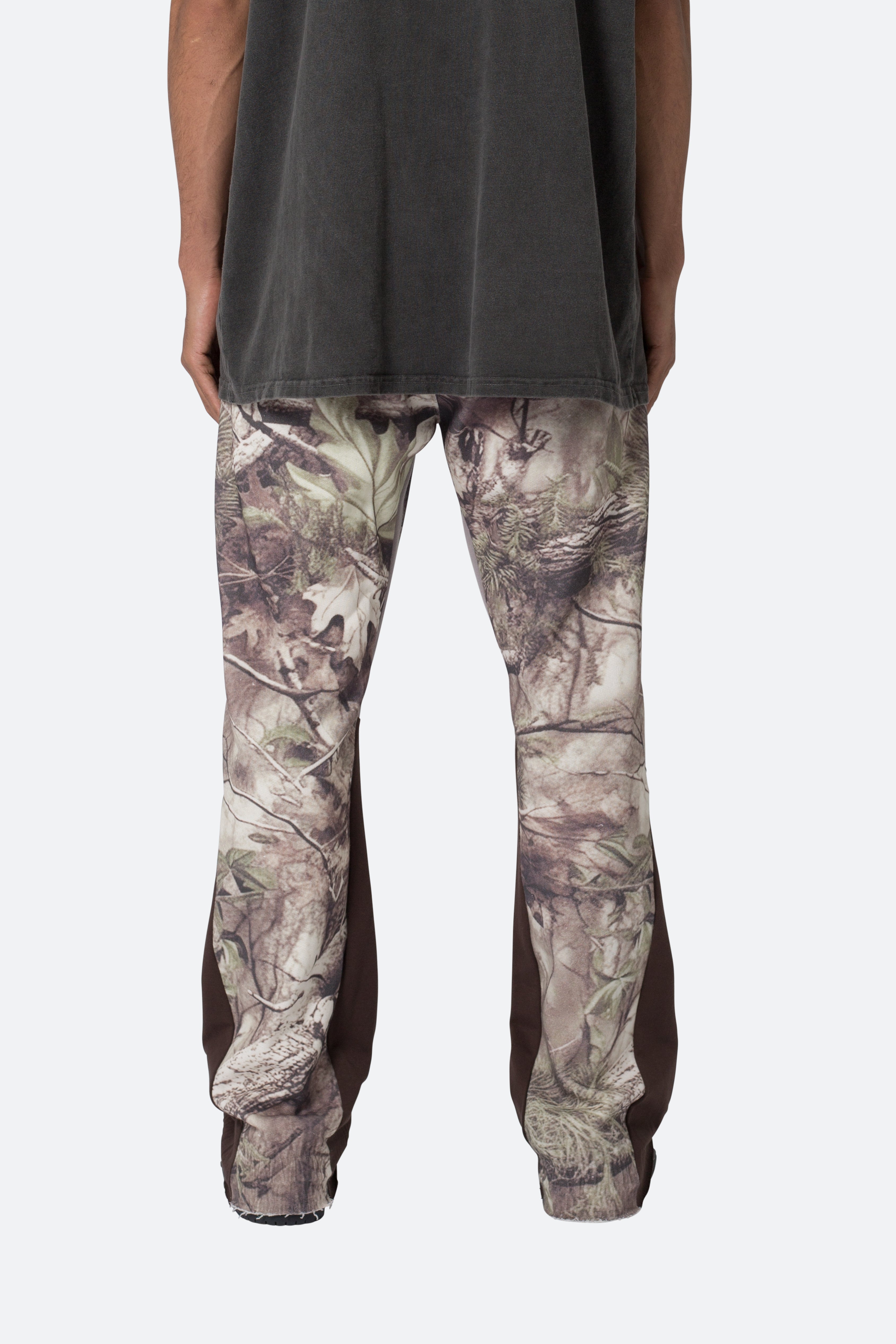 Contrast Bootcut Sweatpants - Hunter Camo