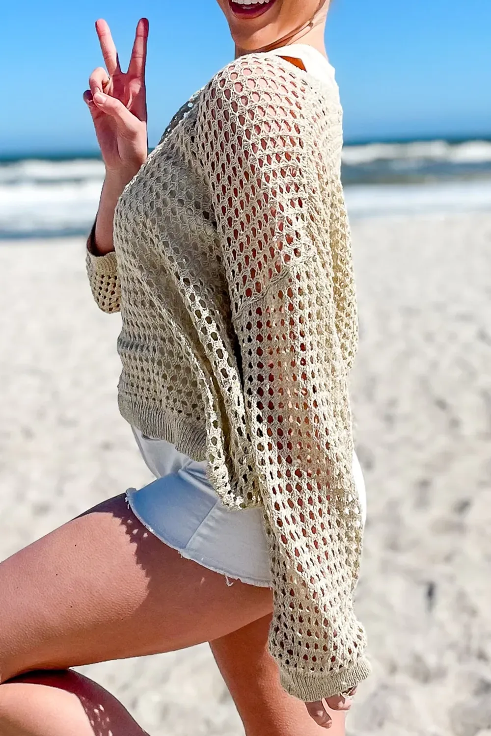 Hollow Resort Style Sweater