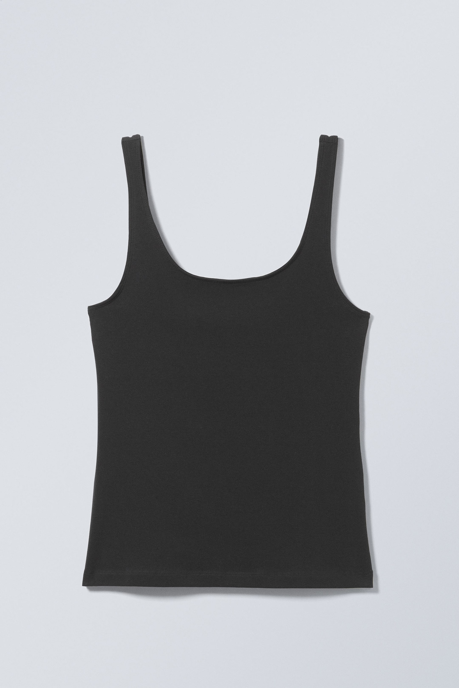 Plain Square Neck Tank Top