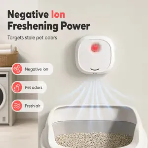 🔥Limited Time 49% OFF! 🌬️Say goodbye to unpleasant odors with it! Smart Quiet Pet Odor Eliminator