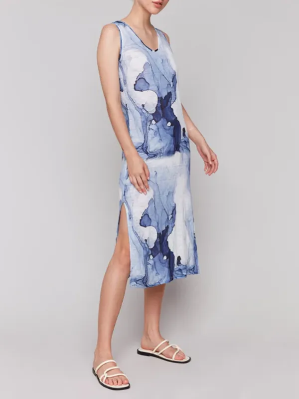 Linen Breathable Casual Flowing Sleeveless Dress