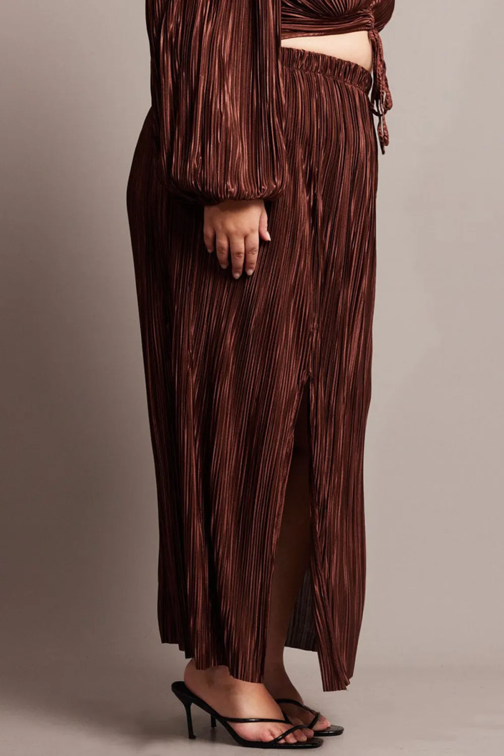 Black Ragtag Pleated Mini Skirt