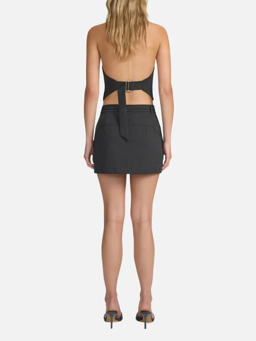 Halter Neck Backless Top