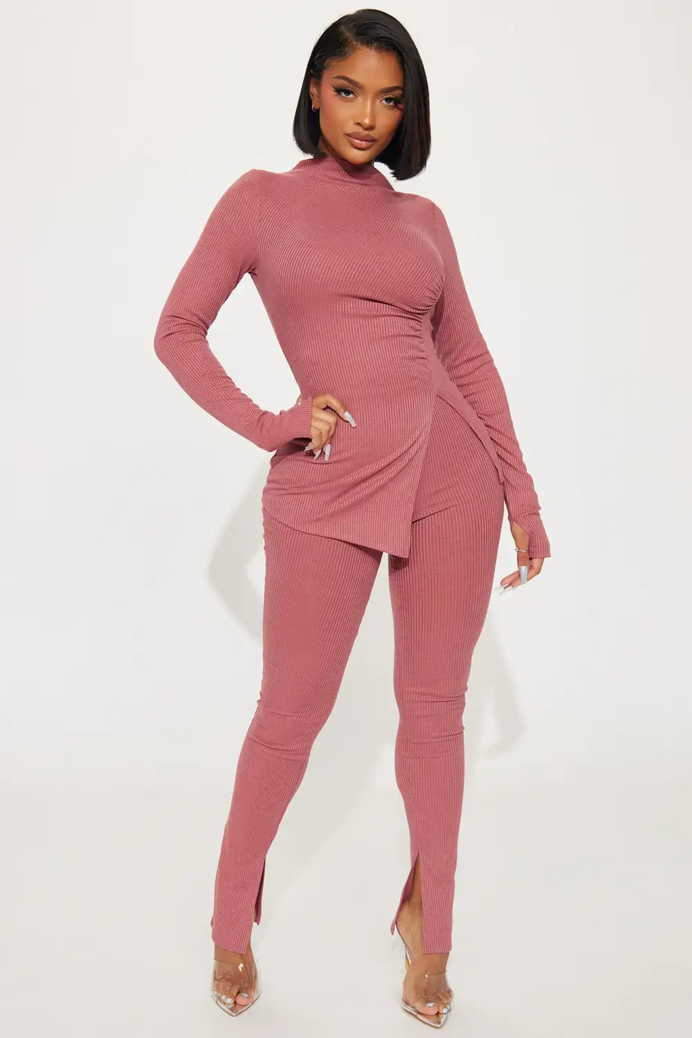 Miranda Legging Set - Mauve