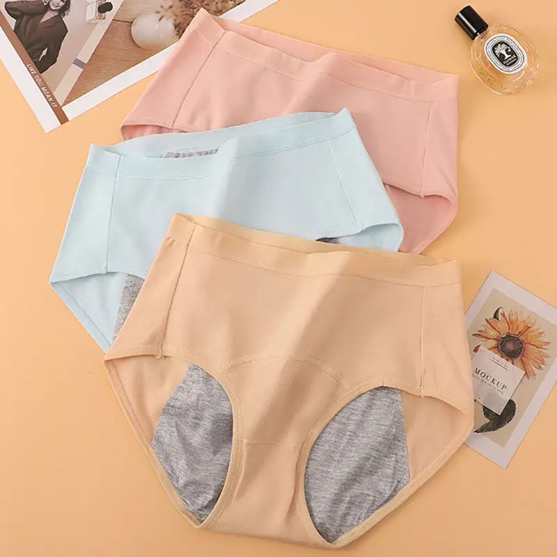 Plus Size High Waist Soft Touch Breathable Brief Panty