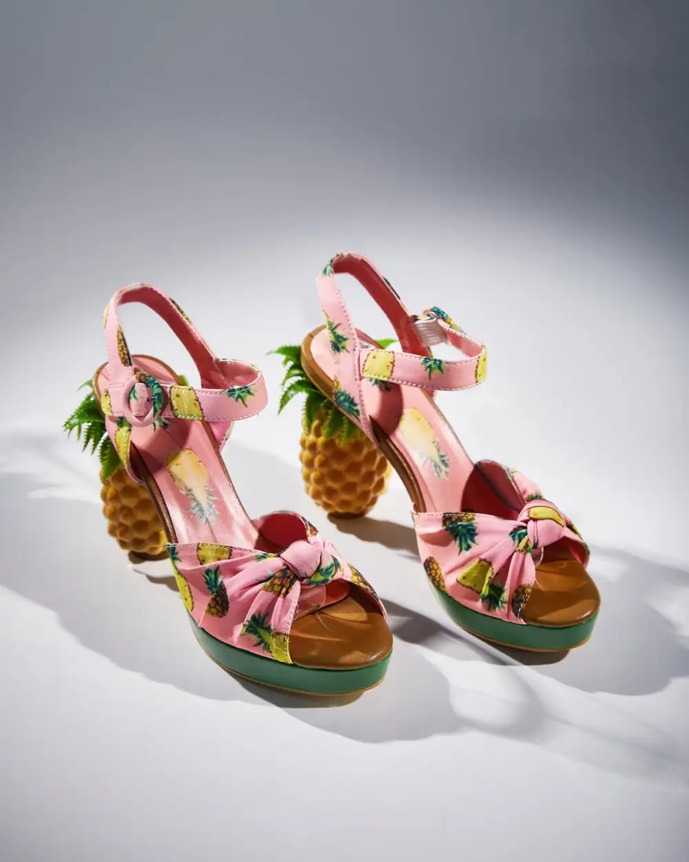 Pineapple Sandals in Pink