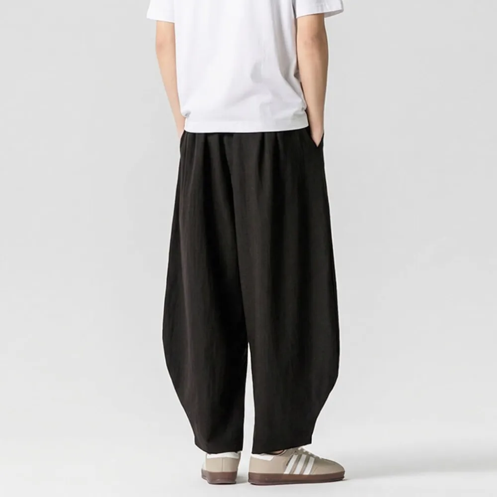 Natural Texture Casual Pants