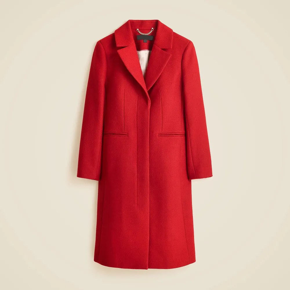 Topcoat Wool-Blend Melton