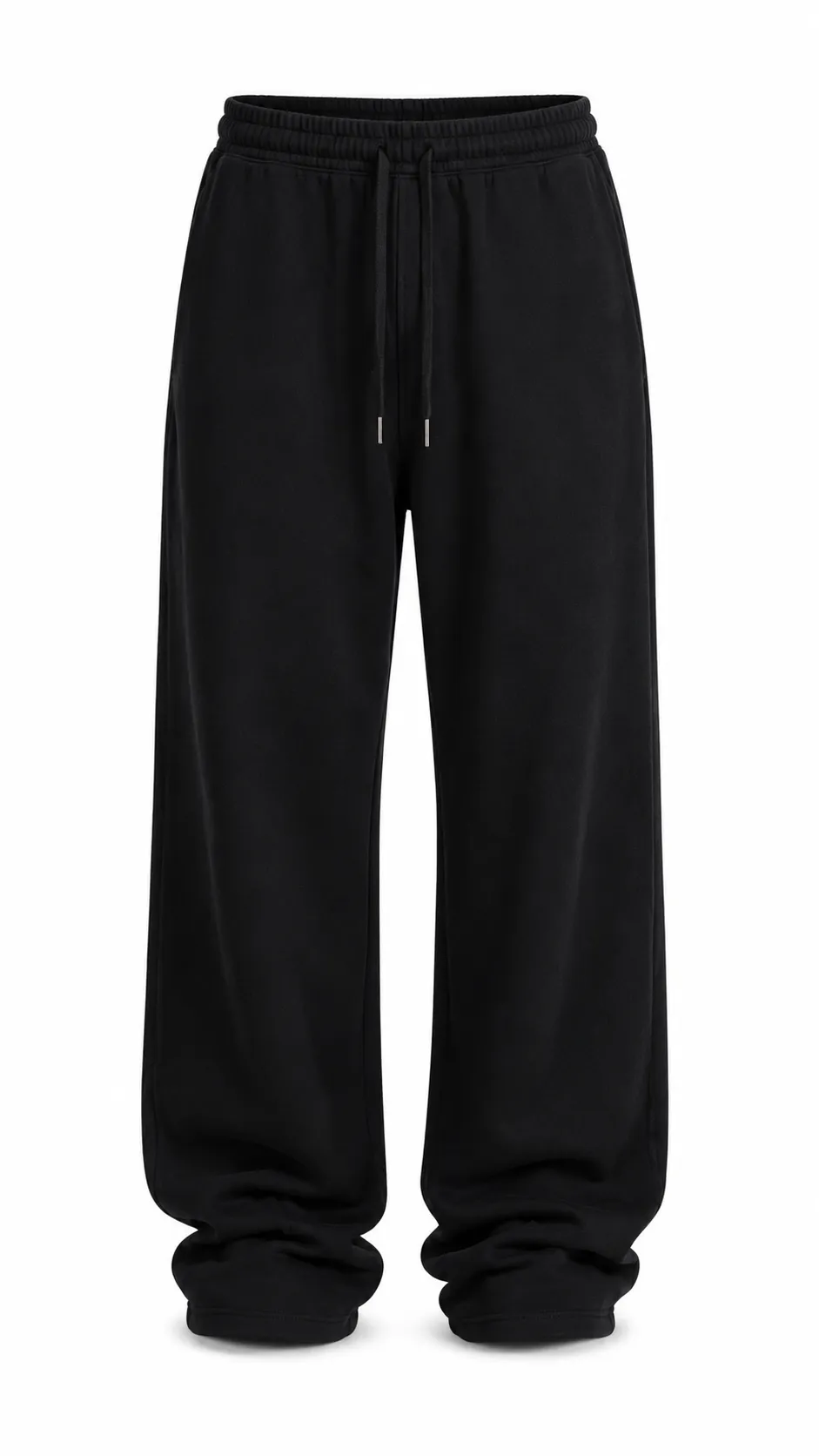 Versatile Fleece Embroidered Jogger Pants