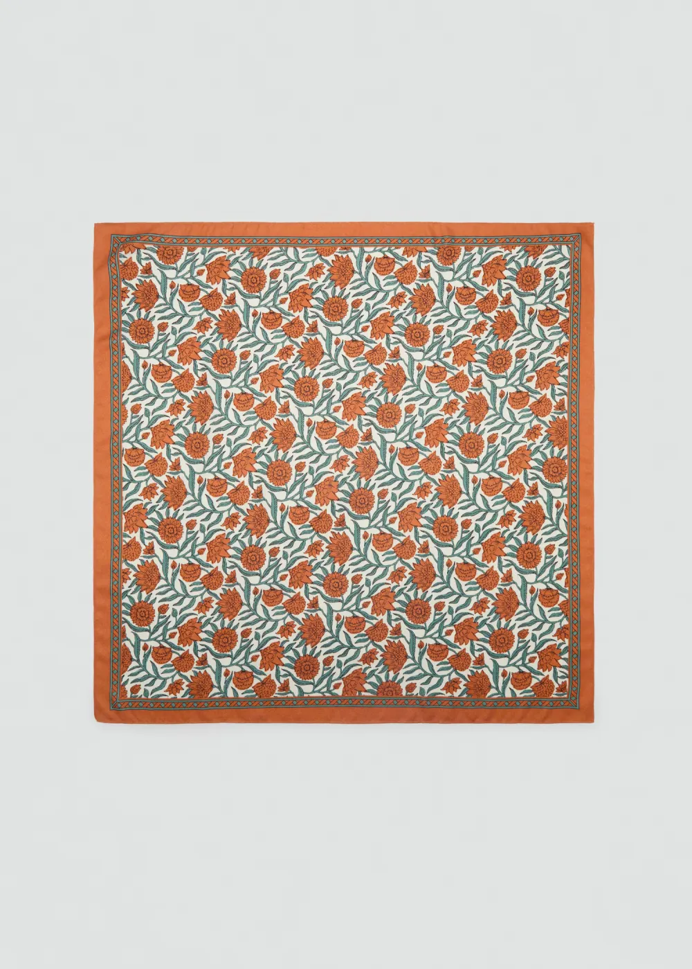 Casual Style Burnt Orange Scarf