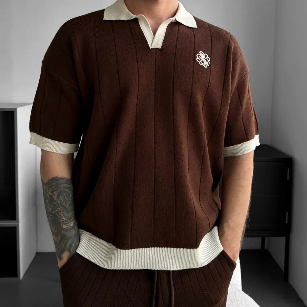 Soft Touch Polo Collar T-Shirt