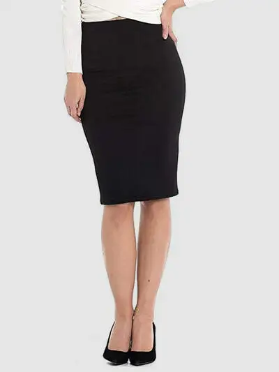 High-Waist Wrap Skirt