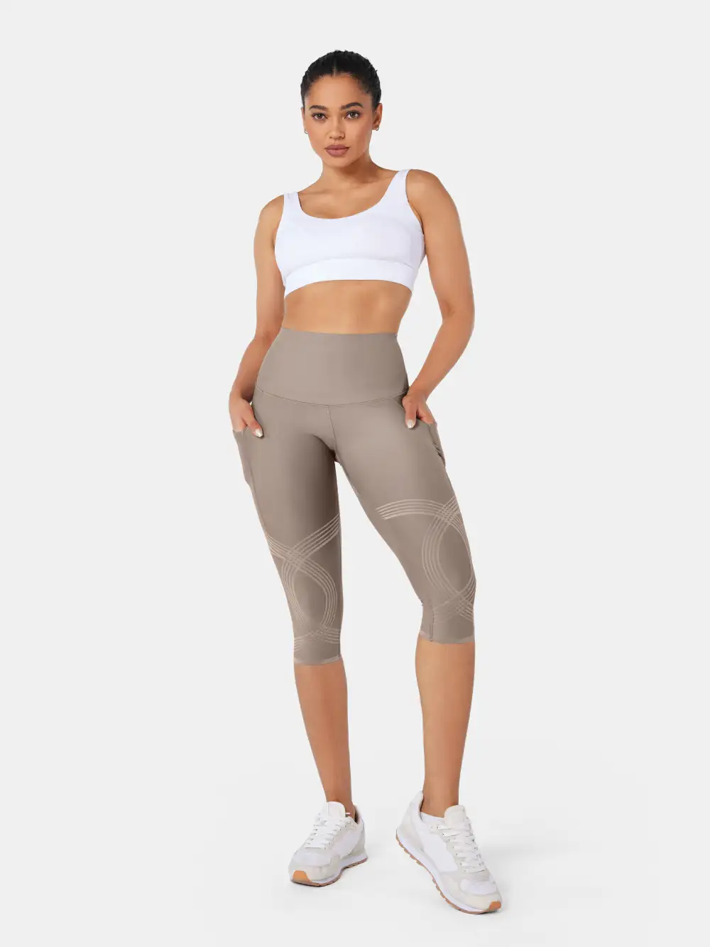 Body Sculpt Side Pocket Capri Leggings