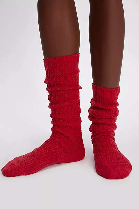 Slouch Socks Green