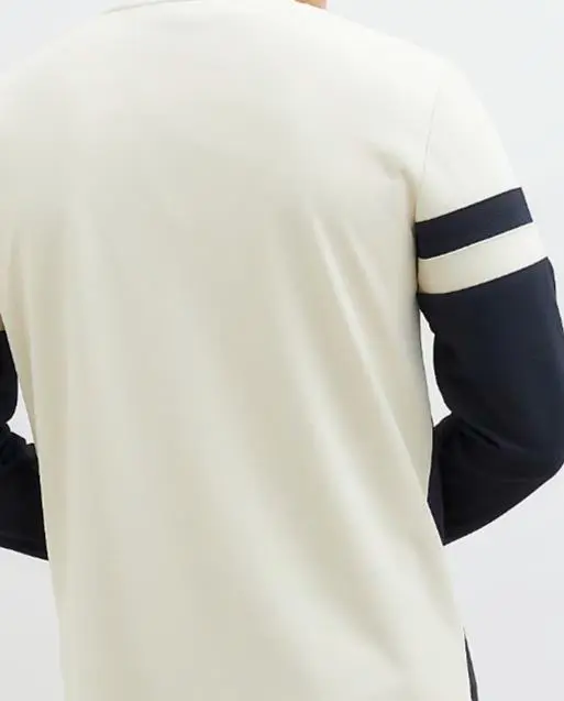Beige And Blue Stylish Casual Men's Jacket