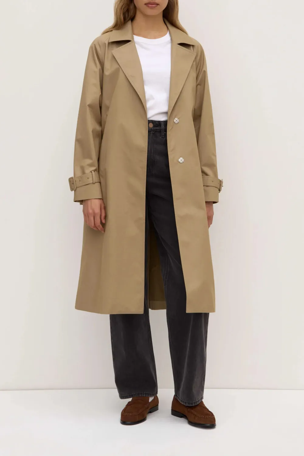 Cotton Raglan Sleeve Coat