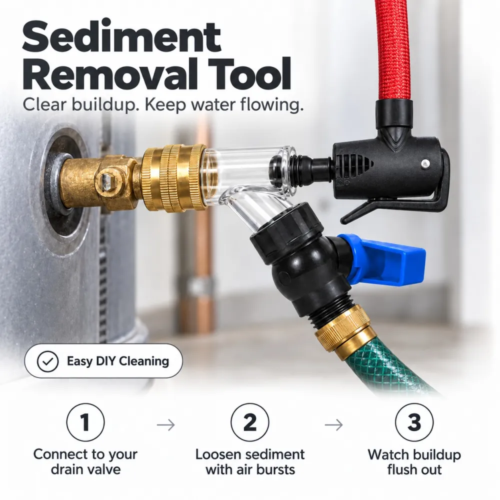 Water Heater Sediment Filter (Fits All Tank Water Heaters in US & Canada)