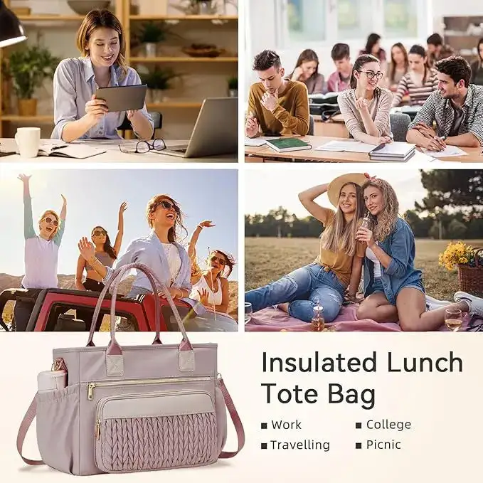 Insulated Portable Lunch Bag
