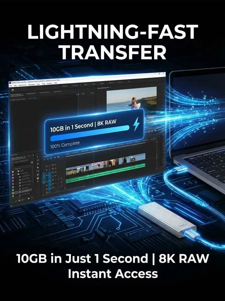 16TB Large-Capacity Type-C Portable Mini SSD!!!