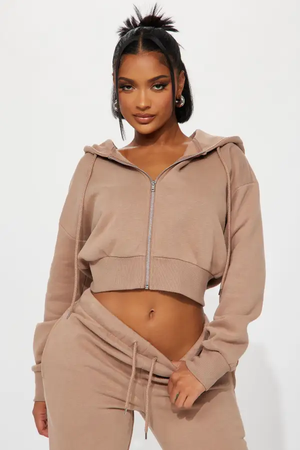 Brianna Jogger Pant Set - Mocha