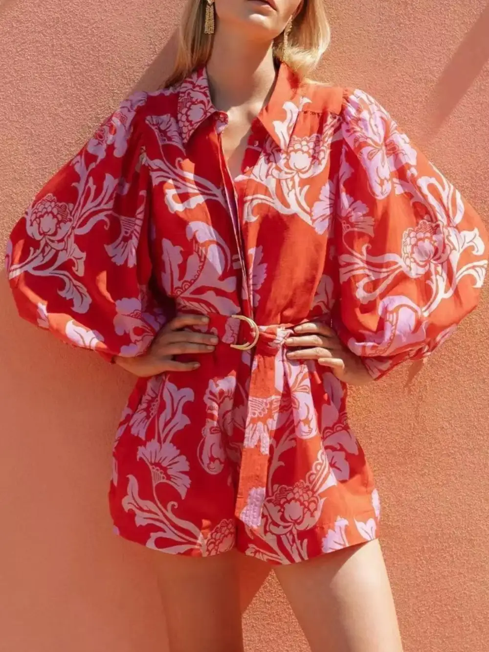 Modern Jumpsuit Printed Romper