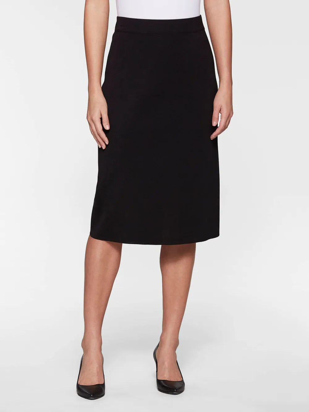 Elastic Knitted Half Skirt