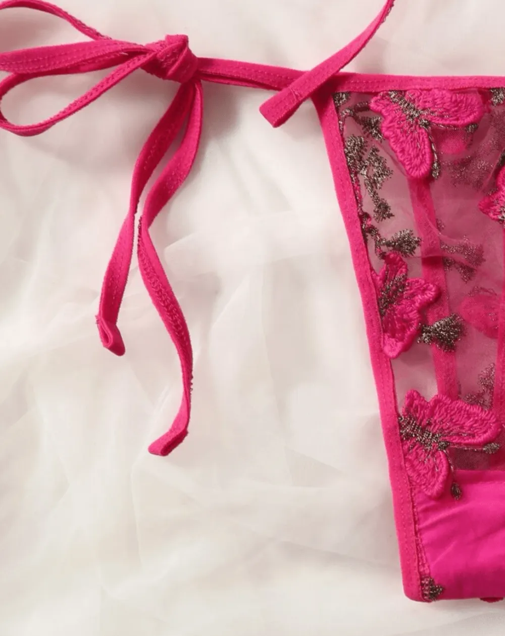 Butterfly Sheer Lingerie Set