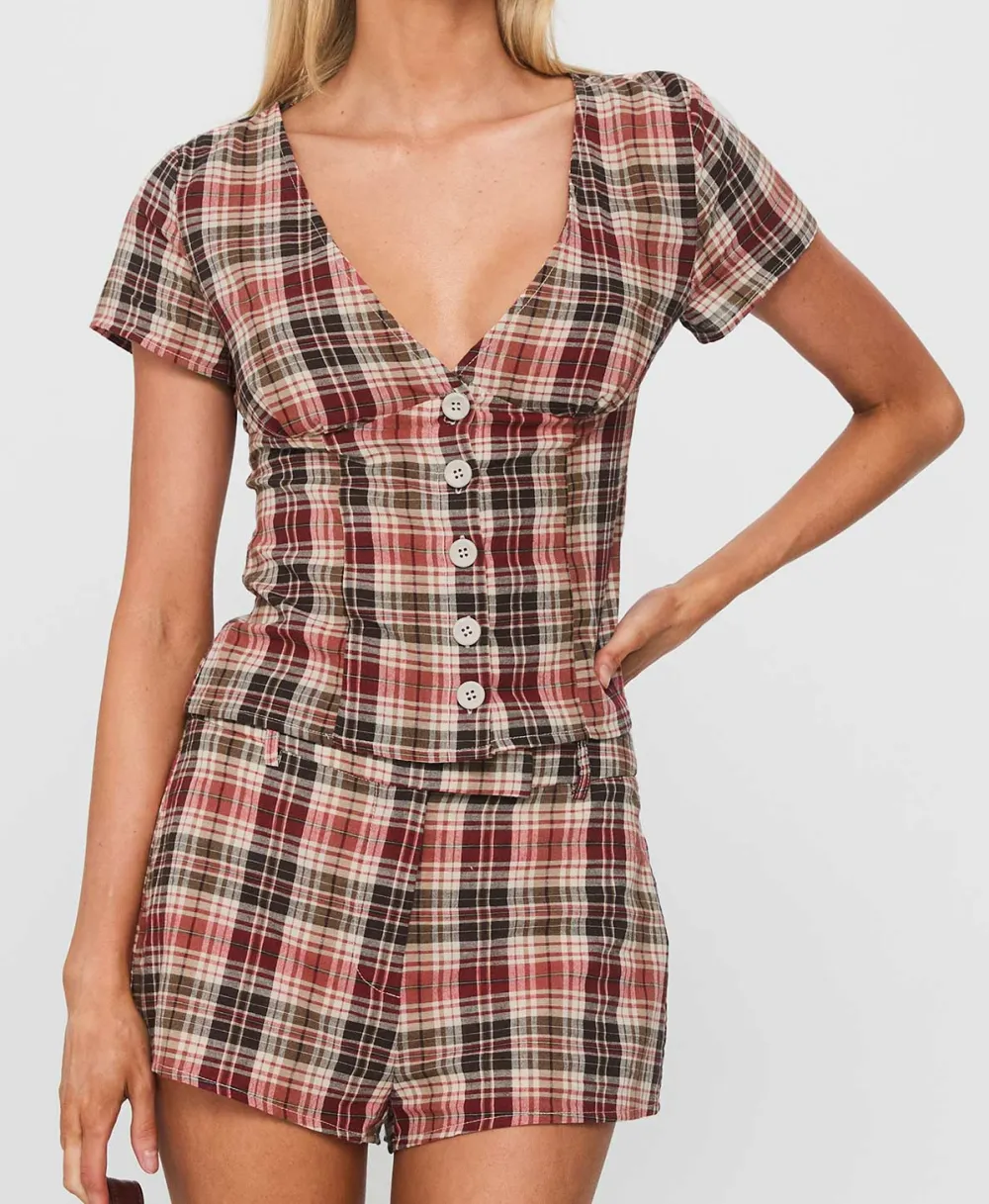 Neat Button Up Blouse