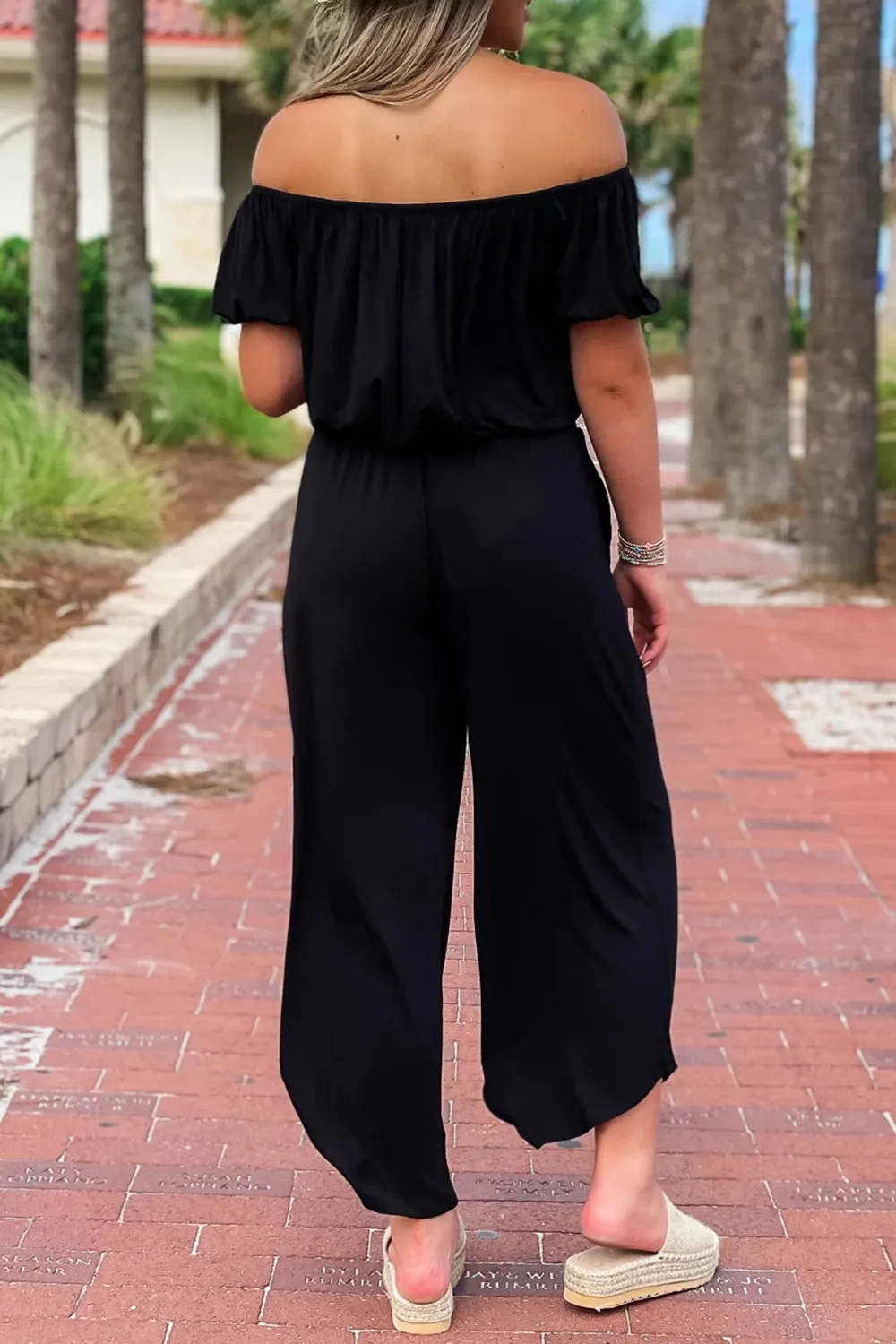 Sexy Black Off-Shoulder Top
