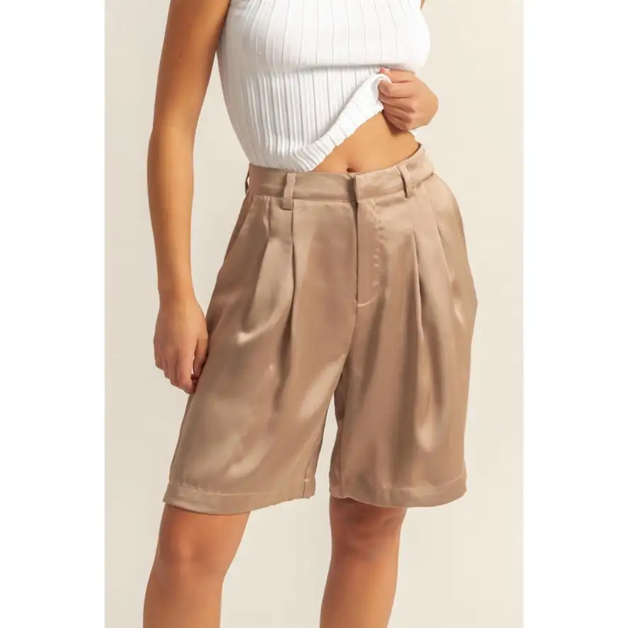 Roomy Flowy High Waist Casual Shorts