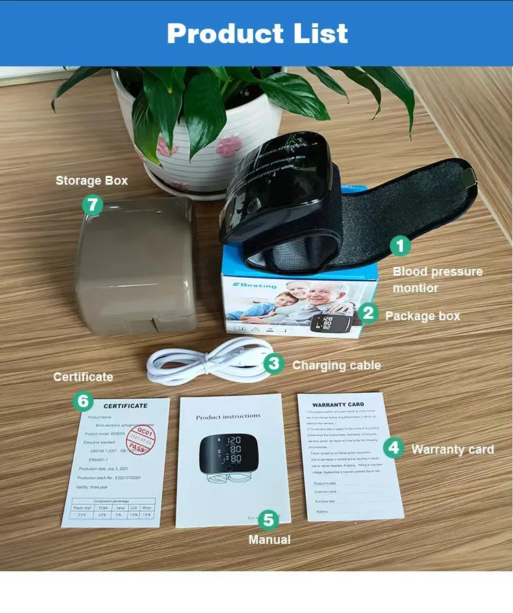 Wrist Blood Pressure Monitor