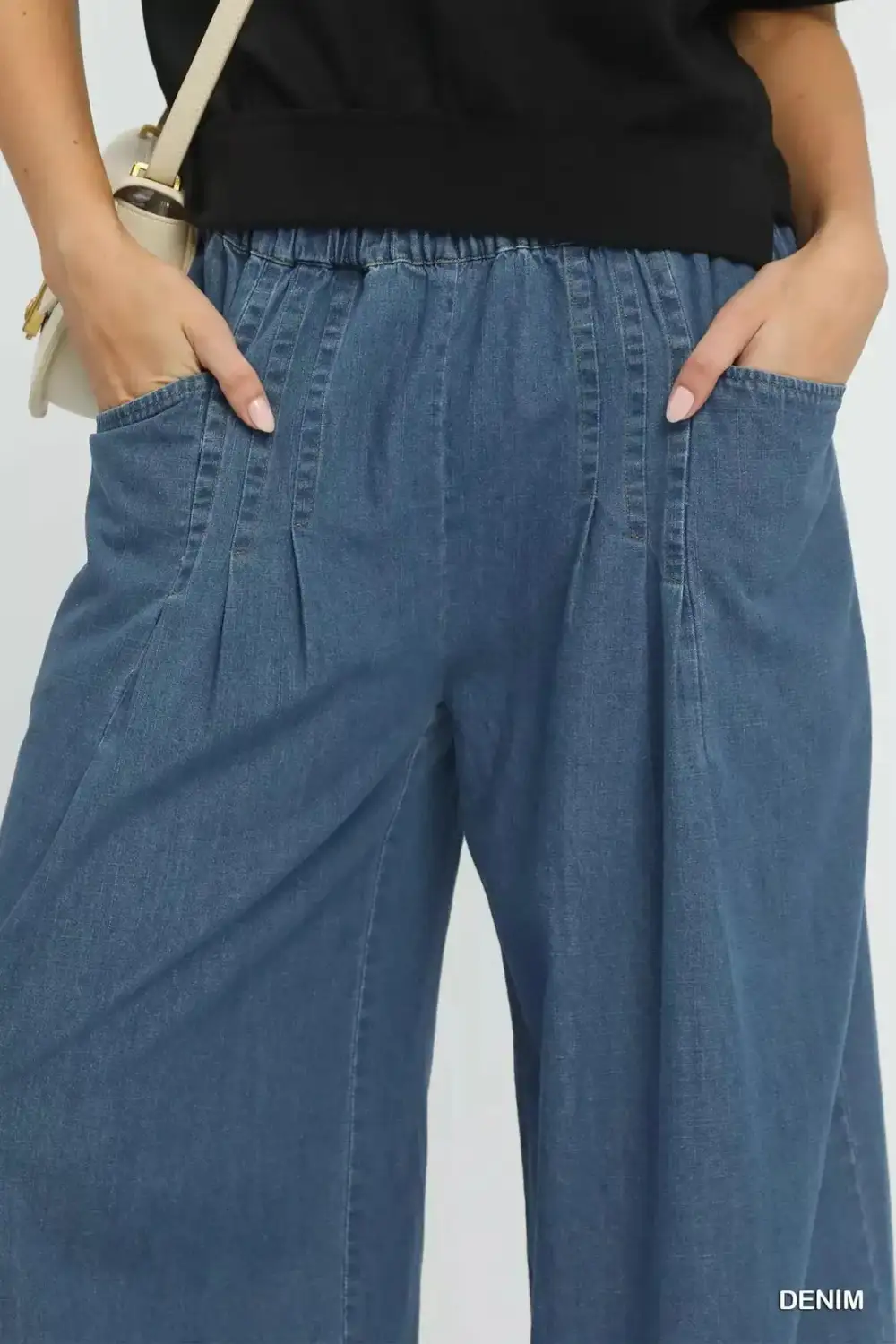 Everyday Washed Wide Leg Pants