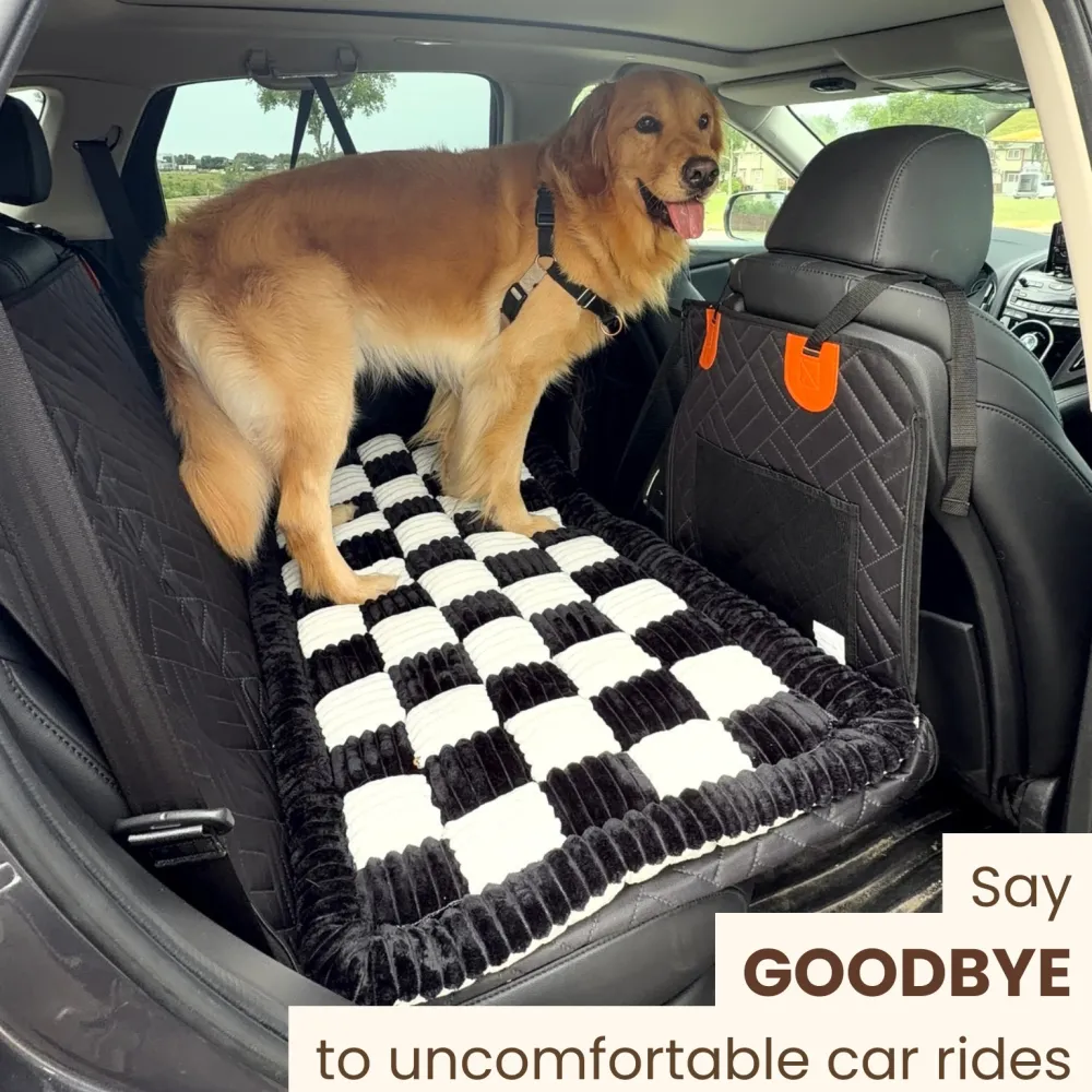 Pet Car Seat Cover with Free Cushion
