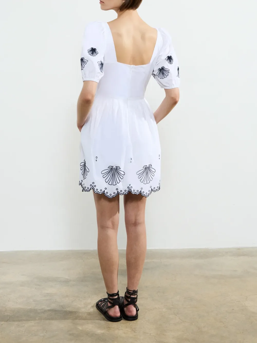 Versatile Retro Embroidered Print Dress