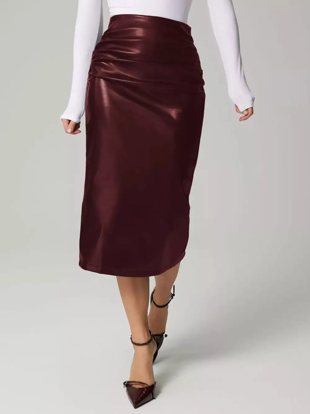 Side Slit Slit Skirt