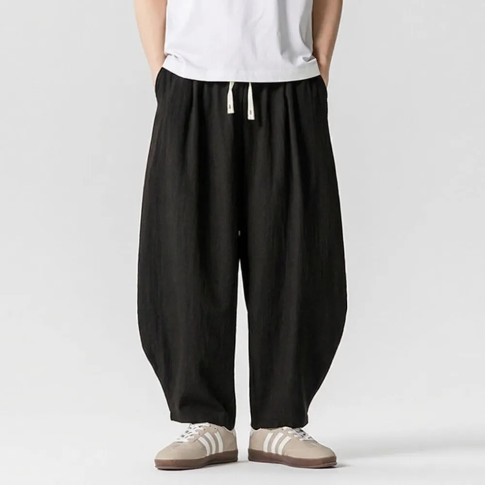 Natural Texture Casual Pants