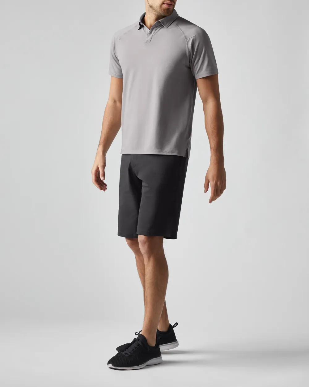 Earth Brown Elastic - Waist Men's Shorts