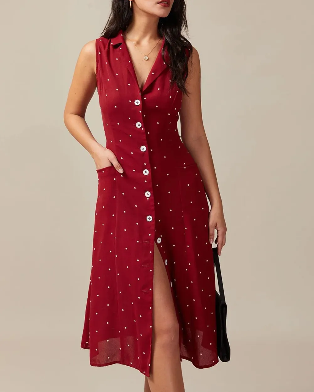 PolkaDot Red Dress