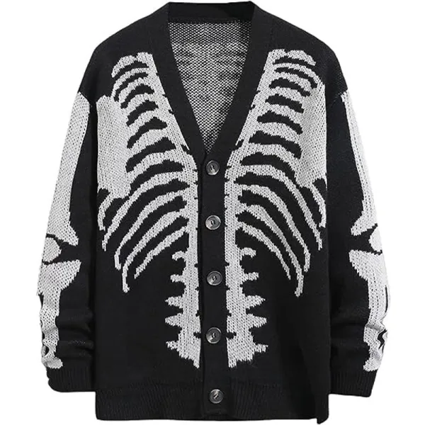 Jacquard Halloween Knit Cardigan Unisex