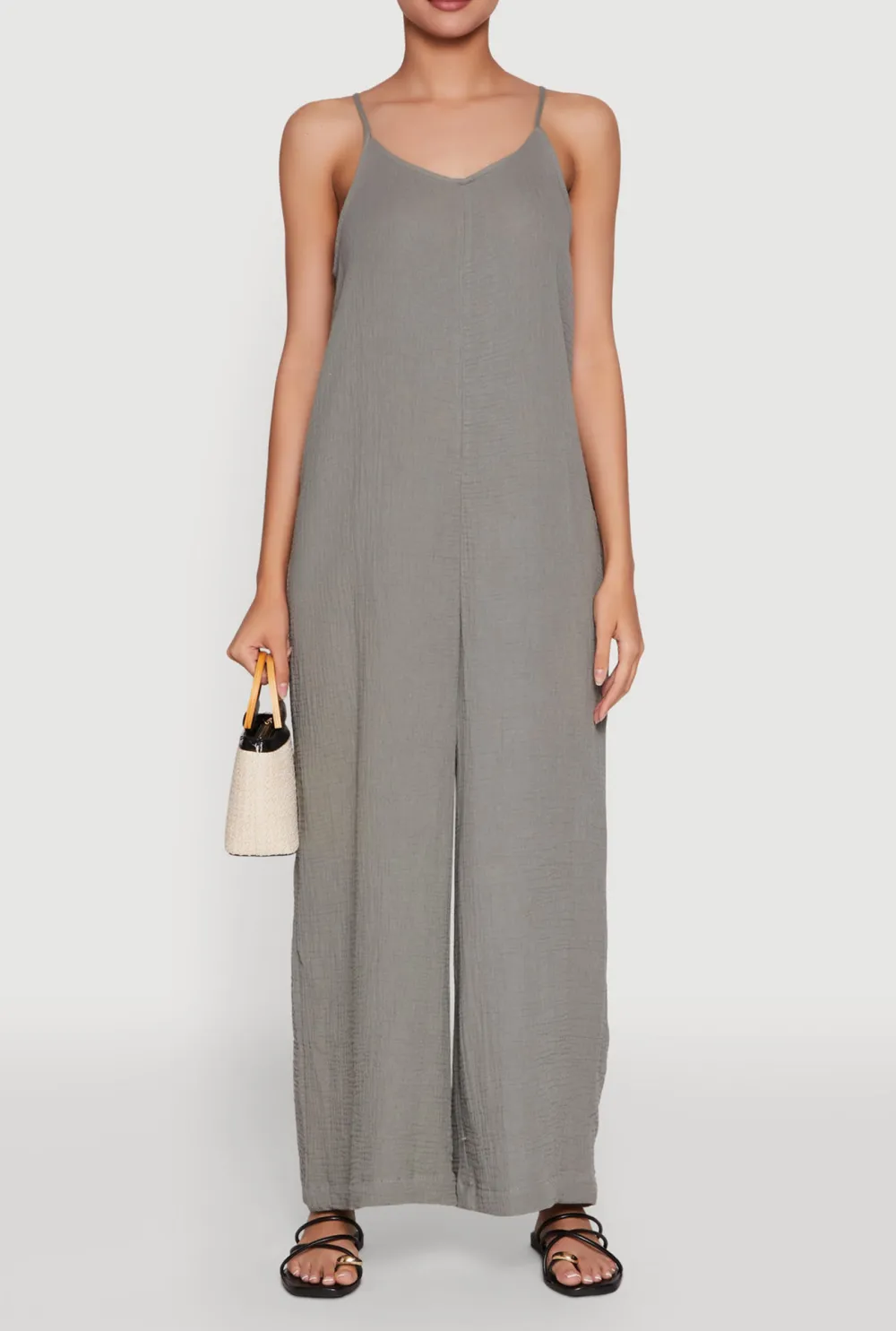 V-Neck Camisole Jumpsuit