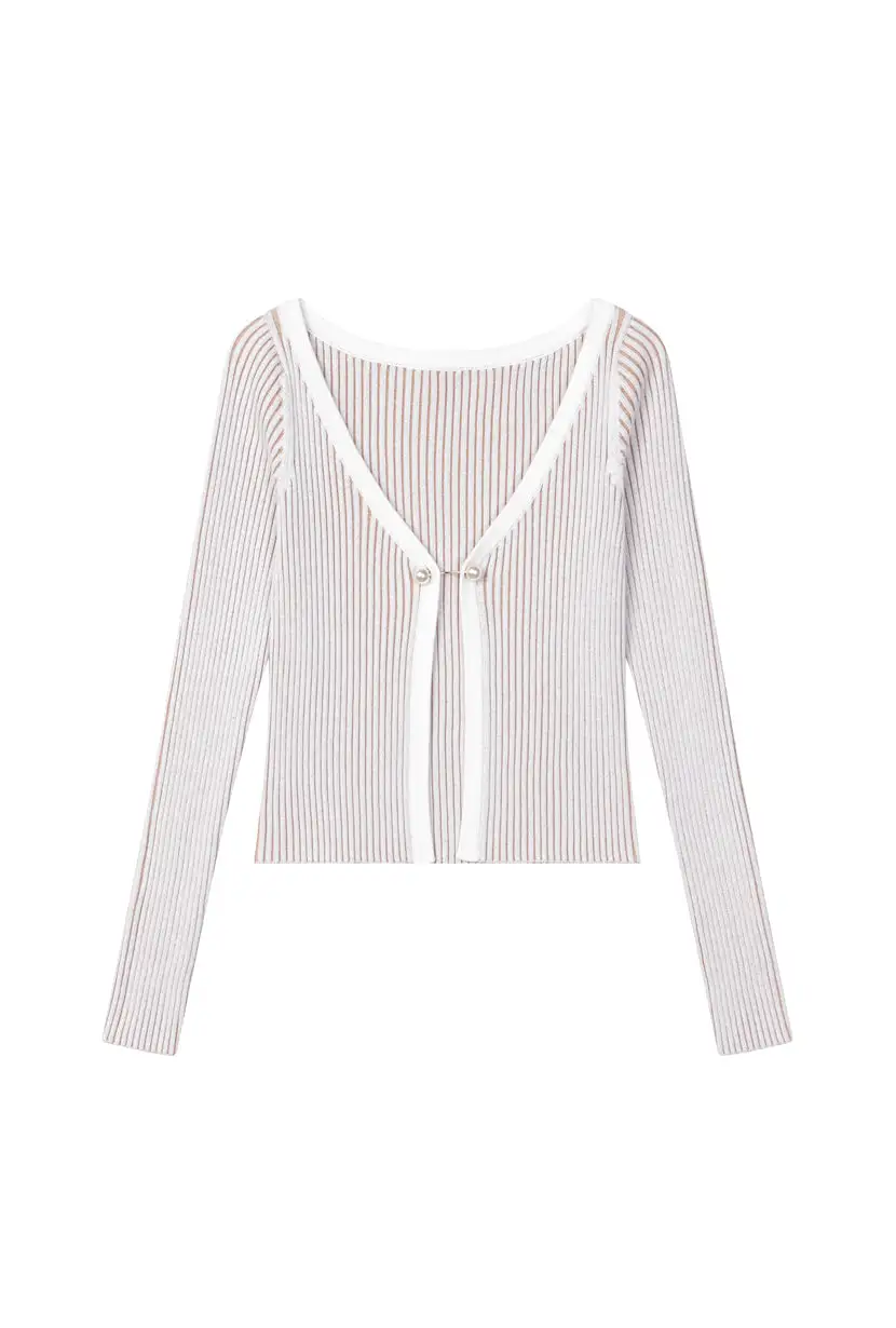 Pearl Cardigan - Taupe