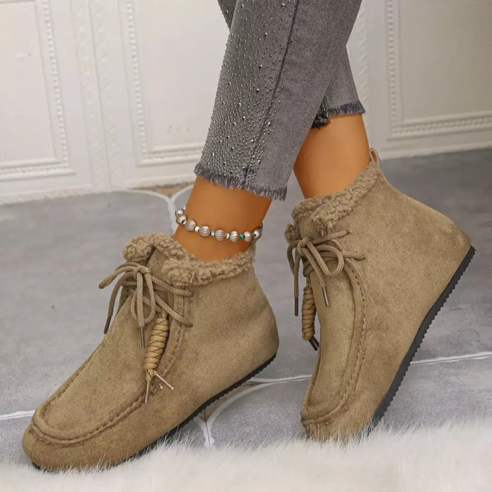 Plush Lining Ankle Boots