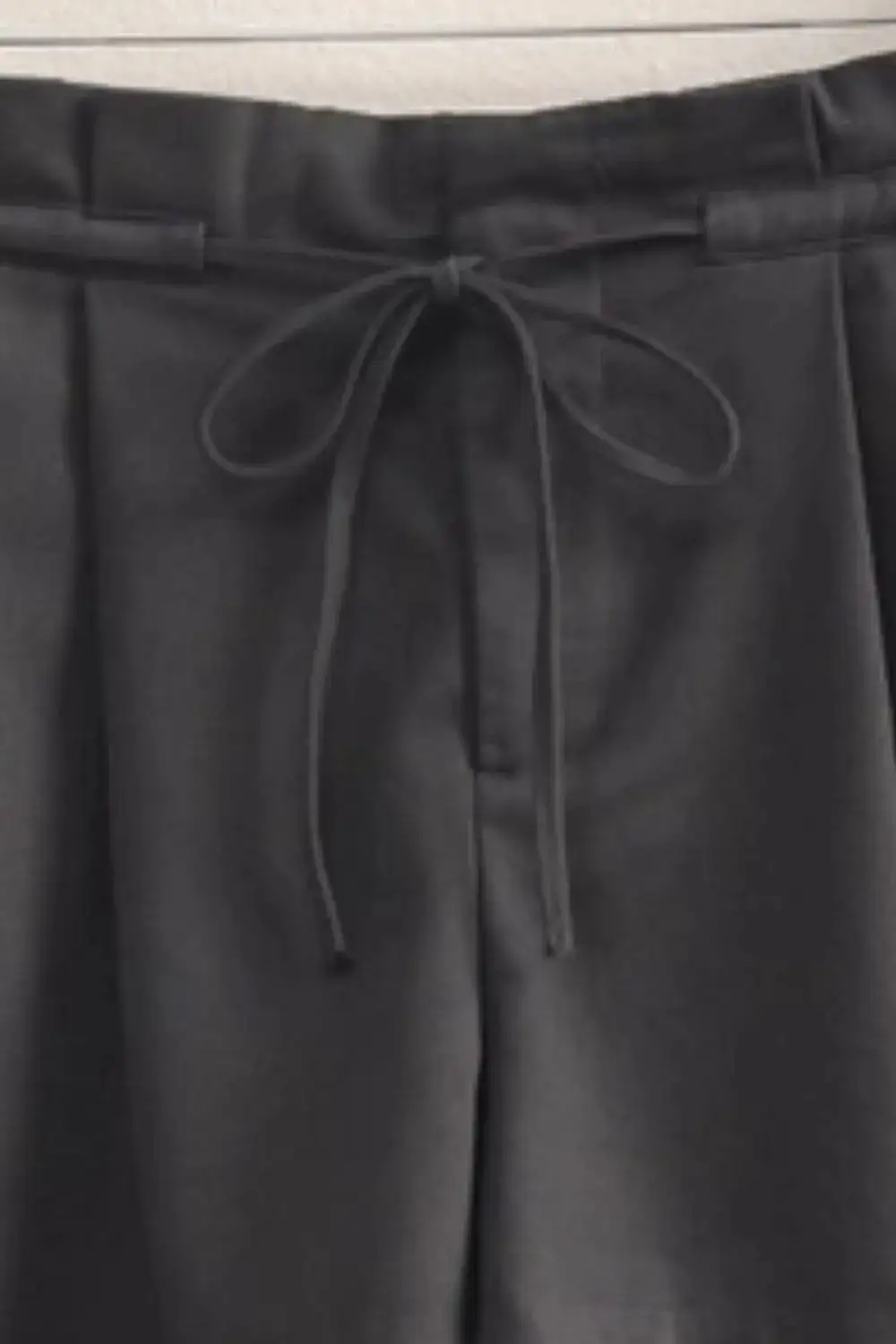 Everyday High Waisted Washed Twill Paperbag Shorts