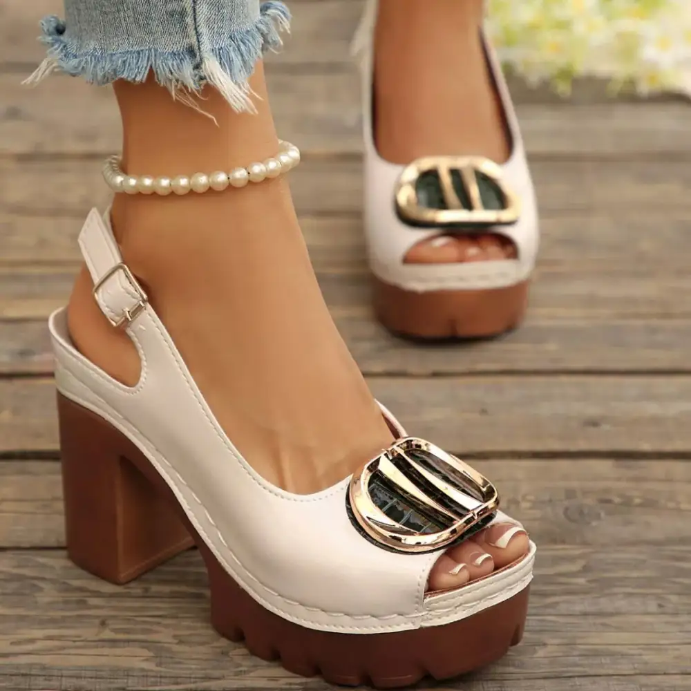 Heels Block Heel Sandals