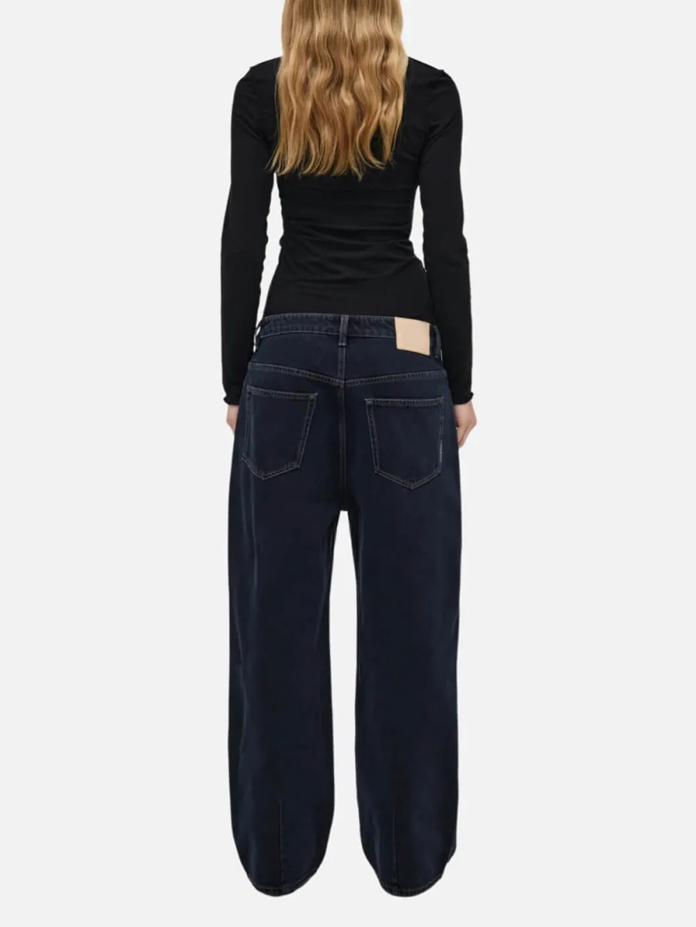 Low-Rise Straight Jeans