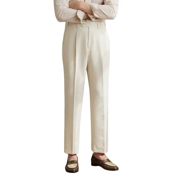Relaxed Elastic Waist Trousers