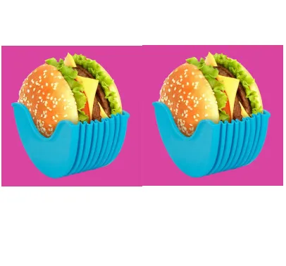 (Store Closing Sale) Silicone Burger Sandwiches Holder