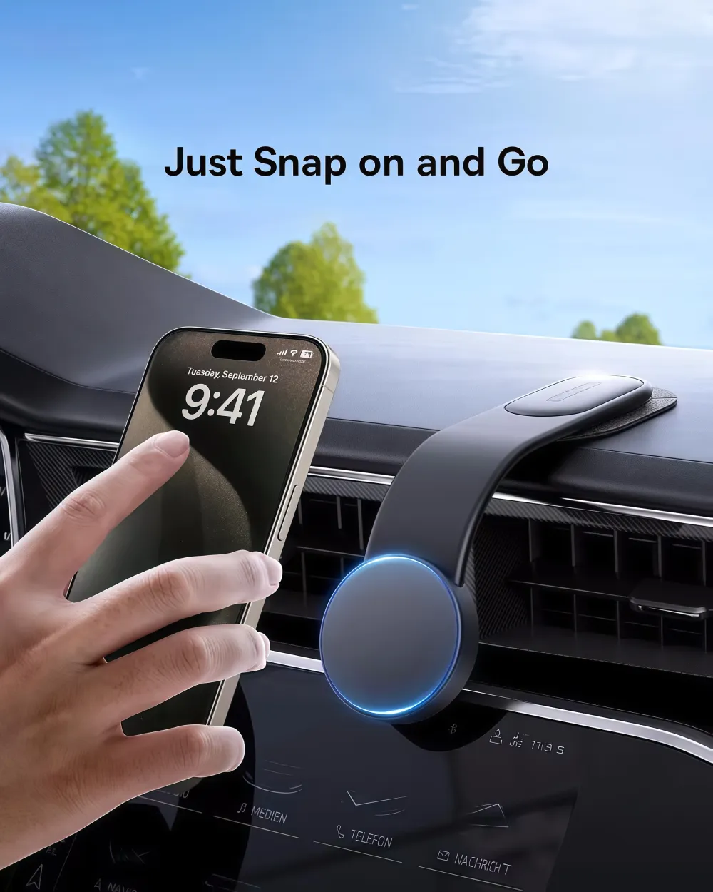 Freely Bendable Car Phone Mount
