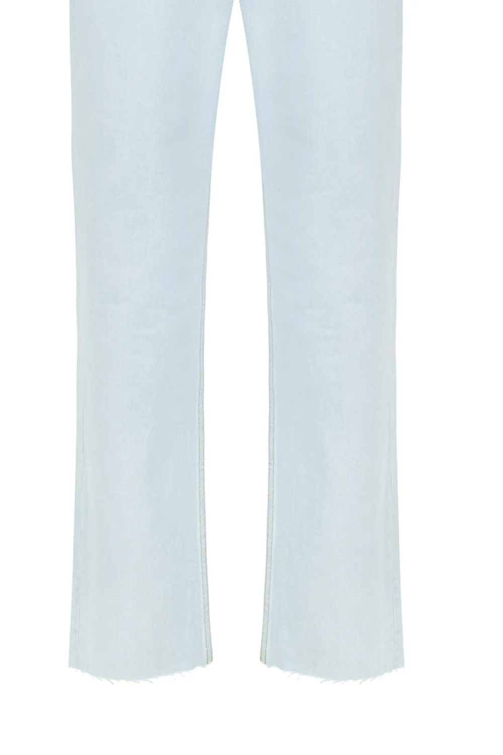 Straight-Leg Denim Pants